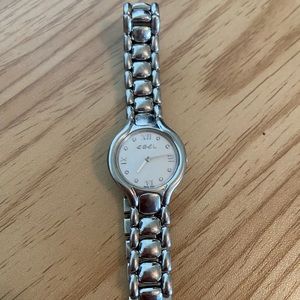Ebel silver plated watch
